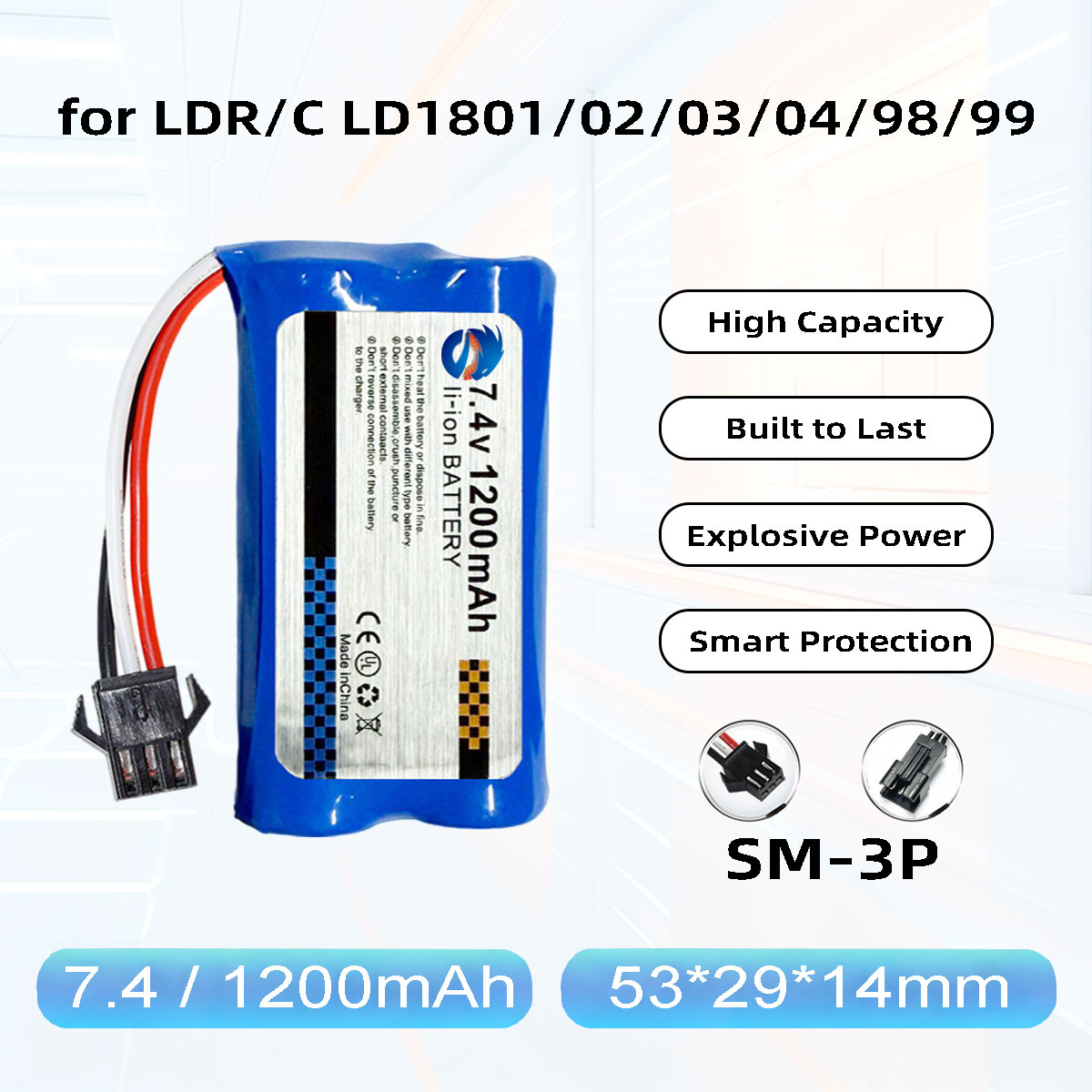 Rc Hobby Room - Akumulator Li-Ion Skymaker 2S 7.4V 1200mAh