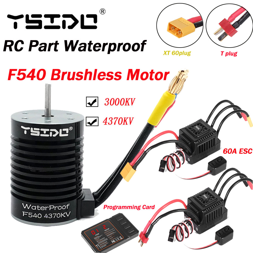 Esc Waterproof 60A - YSIDO RC Część Wodoodporny silnik bezszczotkowy