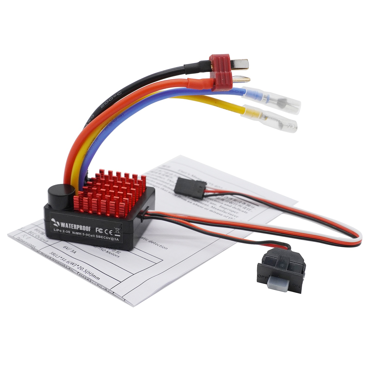 Esc Waterproof 60A - 9IMOD 1060 RTR 60A ESC Szczotkowy