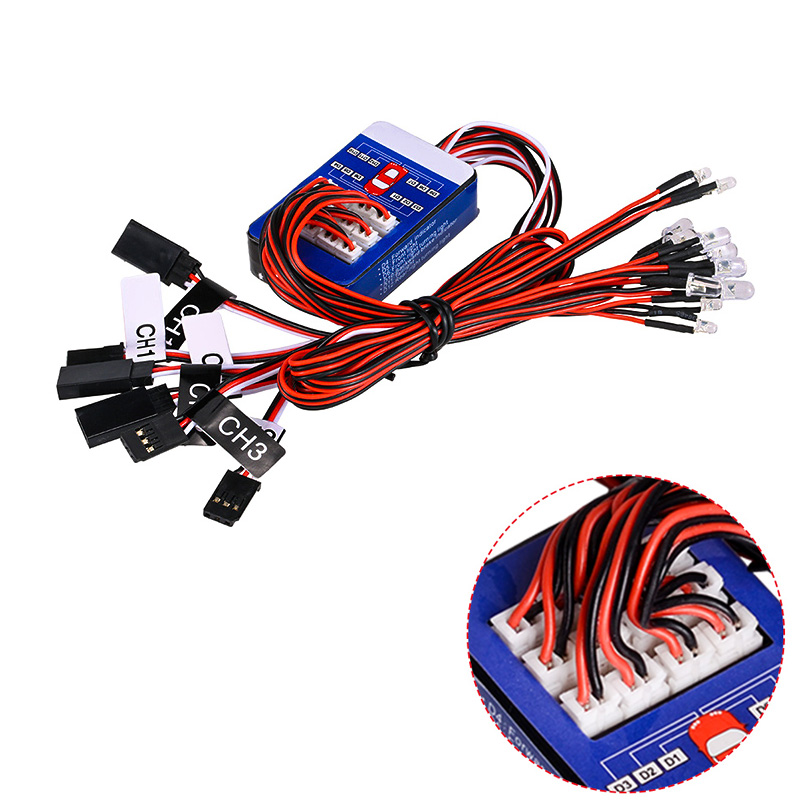 Rc Hobby Kit - Zestaw oświetlenia RC 12 LED, inteligentne