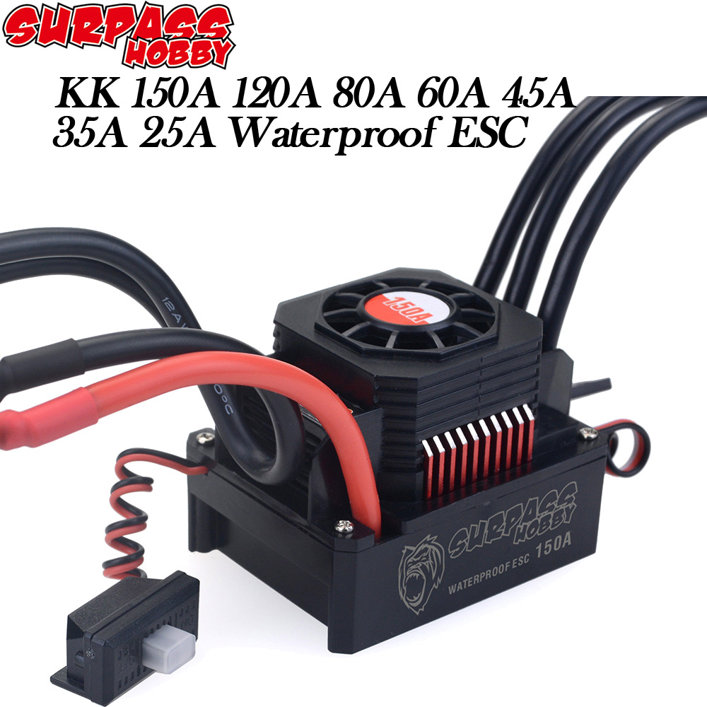 Esc Waterproof 60A - SURPASS HOBBY Wodoodporny bezszczotkowy regulator prędkości