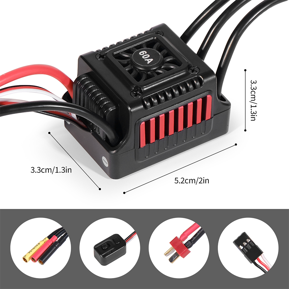 Regulator obrotów bezszczotkow – Esc Waterproof 60A recenzja i cena