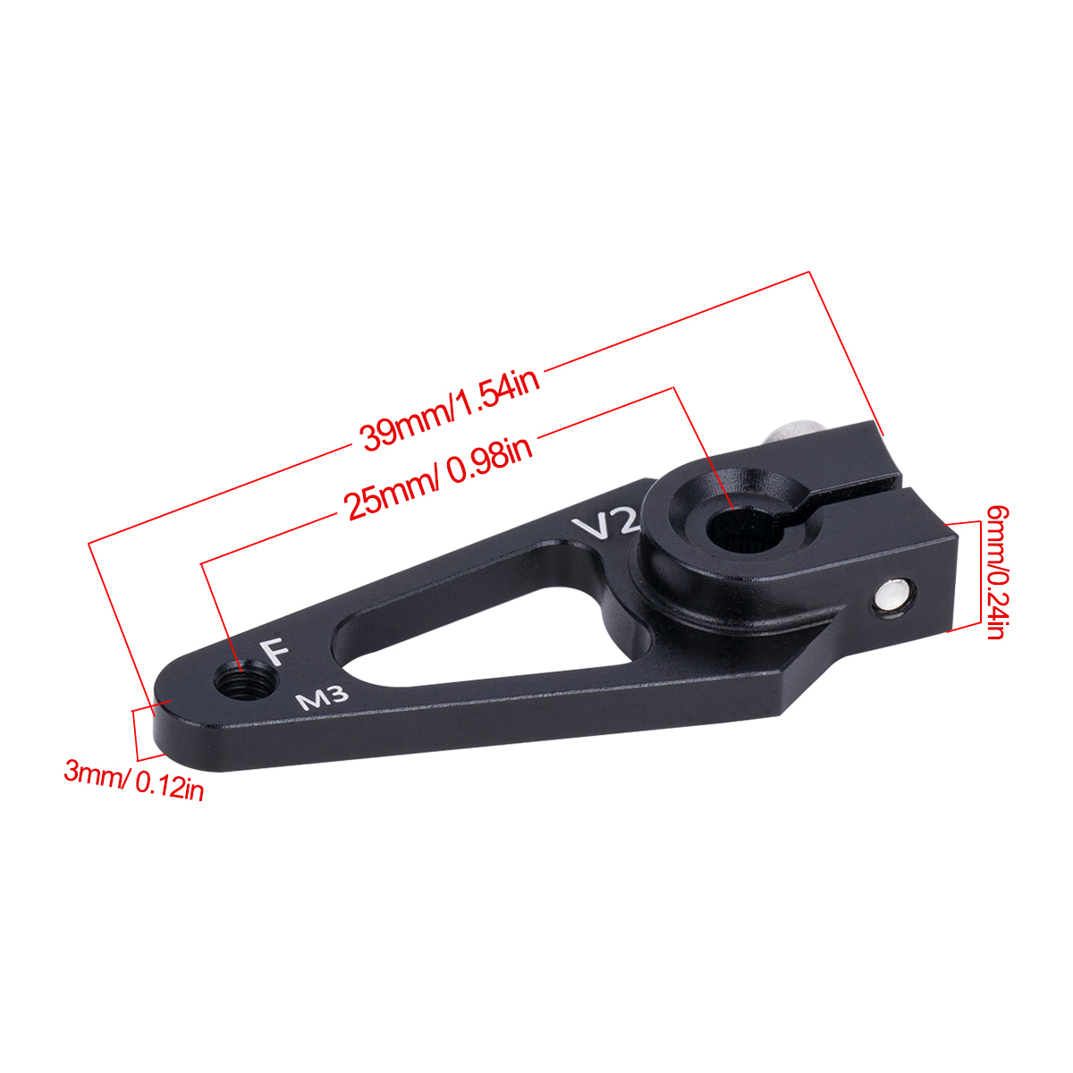 Aluminiowe ramię serwa 7075 25 – Rc Hobby Room recenzja i cena