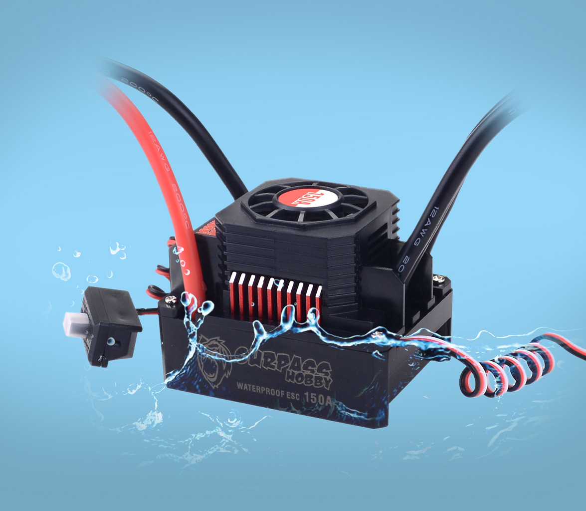 SURPASS HOBBY Wodoodporny bezs – Esc Waterproof 60A recenzja i cena