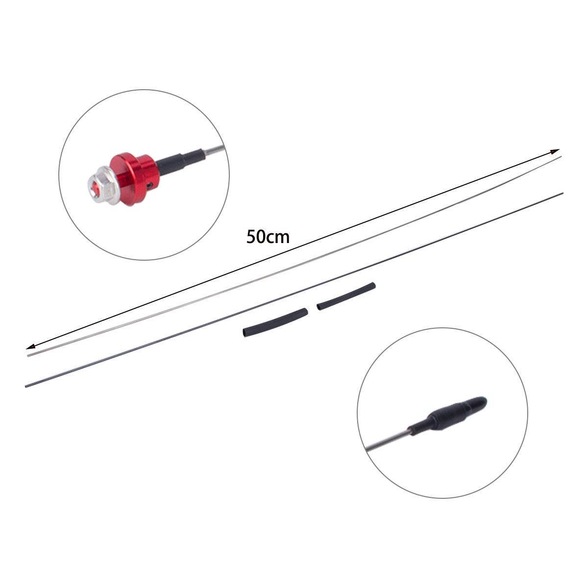 50cm metalowa regulowana anten – Rc Hobby Room recenzja i cena