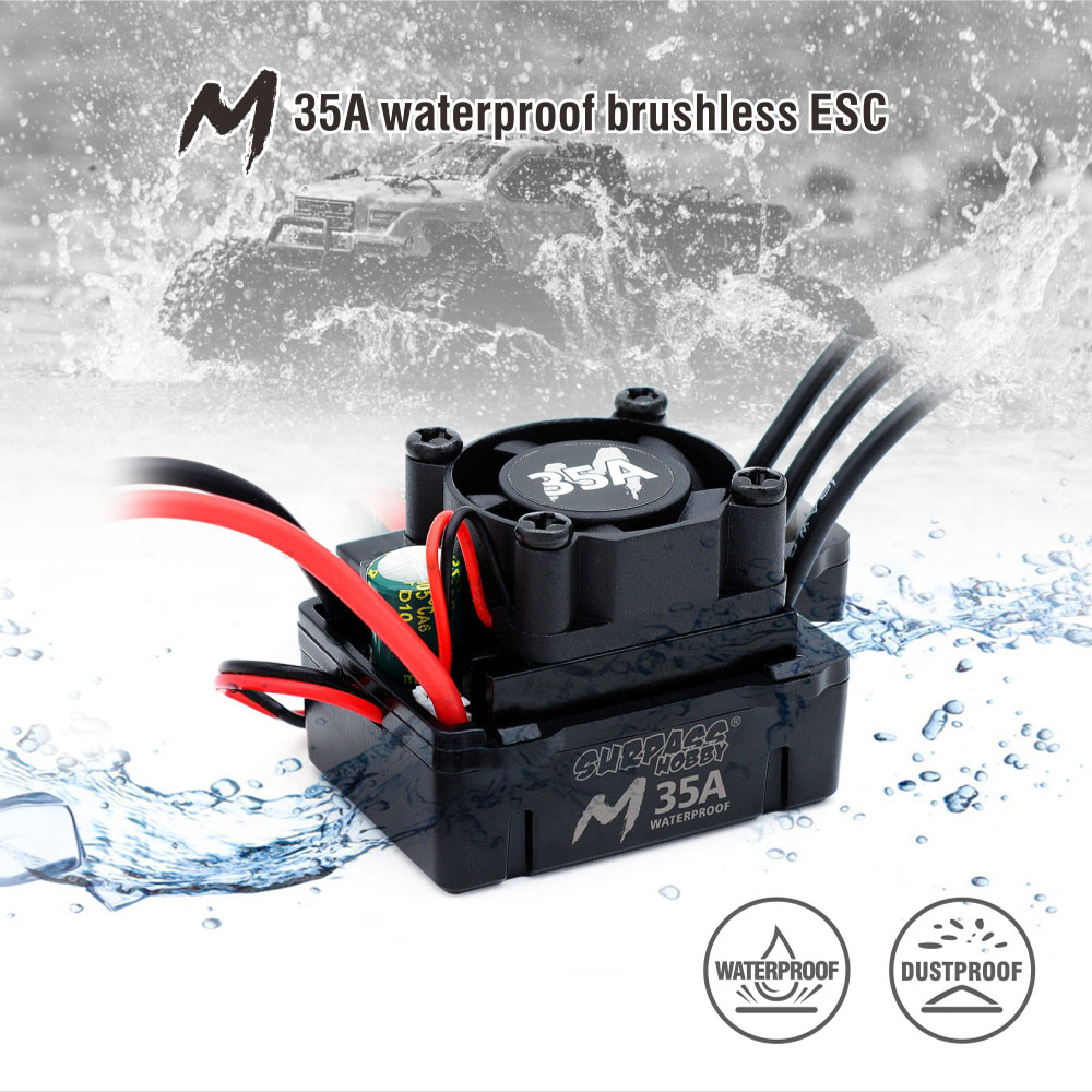 SURPASS HOBBY 60A 45A 35A Wodo – Esc Waterproof 60A recenzja i cena